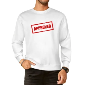 Approved Funny European Size Pullover Sweater