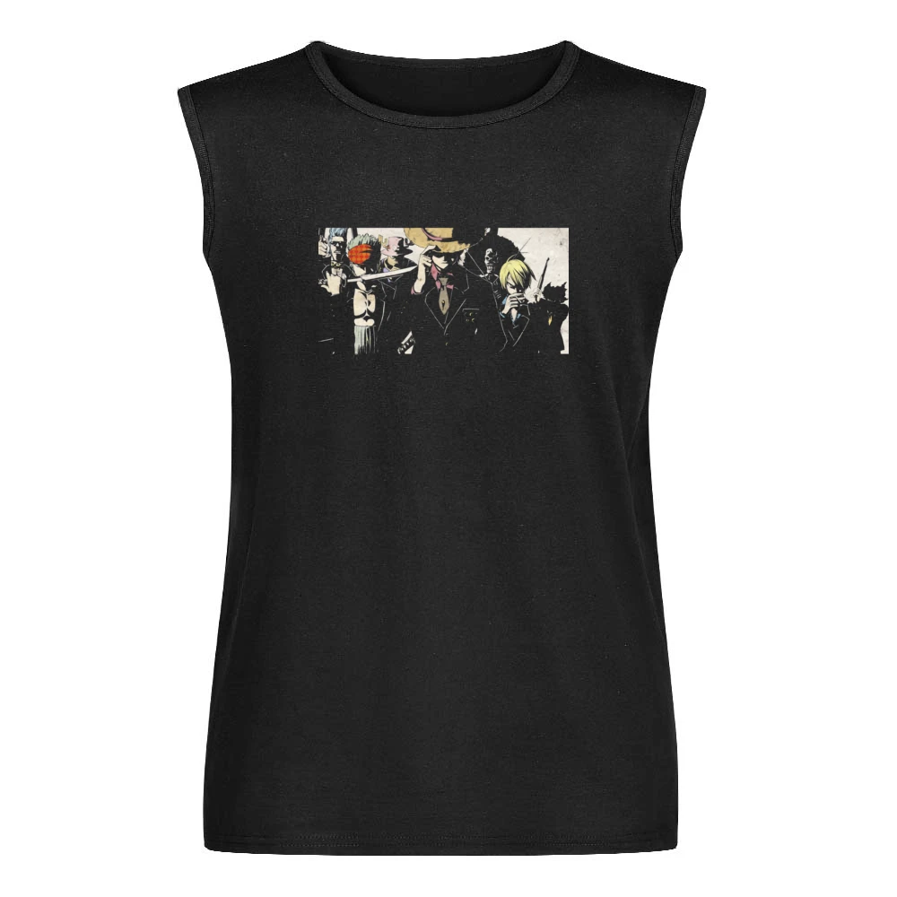 Are they cool - Straw hat pirates member One piece Luffy sanji broke z Men Sleeveless T-Shirt