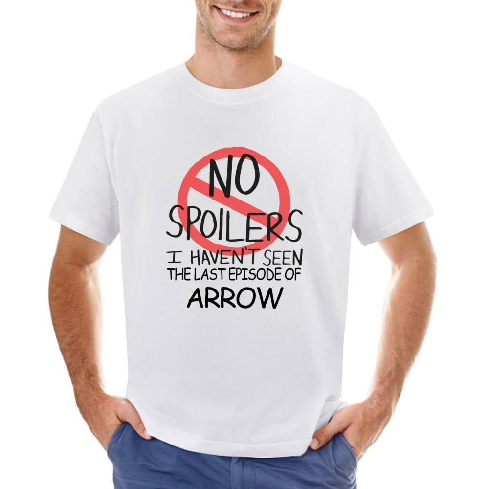Arrow No Spoilers Last Episode Tv Funny Asian Size Men T-Shirt