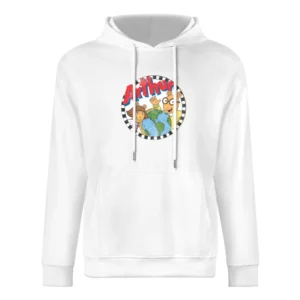 Arthur Fun 80s Vintage Retro Tv Show Graphic Tee Shirt European Size Men Hoodie