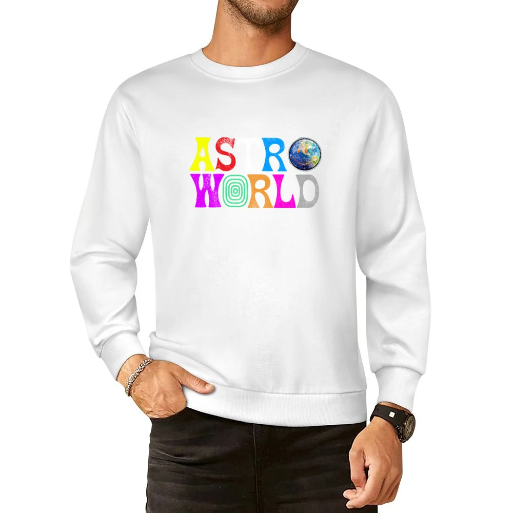 Astroworld Vintage Style Hip Hop Graphic Rap Merch European Size Pullover Sweater