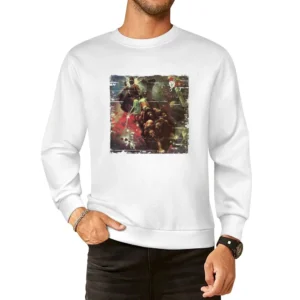 Aswad New Chapter Album Cover Distressed Image European Size Pullover Sweater