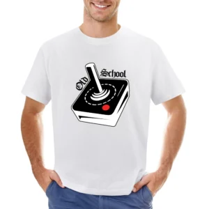 Atari Joystick Retro Asian Size Men T-Shirt