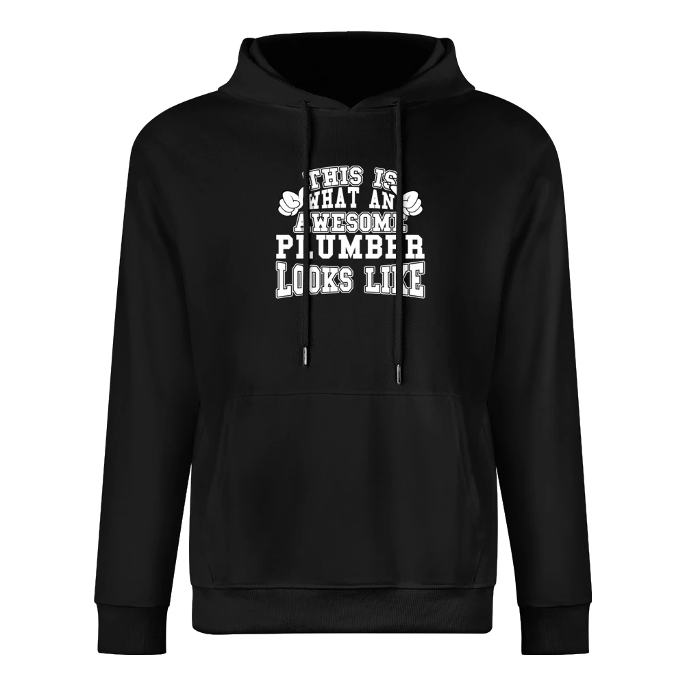 Awesome Plumber Tshirt Construction Humor Long Sleeve European Size Men Hoodie
