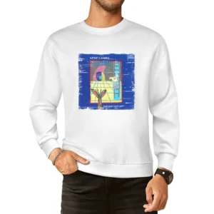 Aztec Camera High Land Hard Rain Album Cover Distressed Image European Size Pullover Sweater