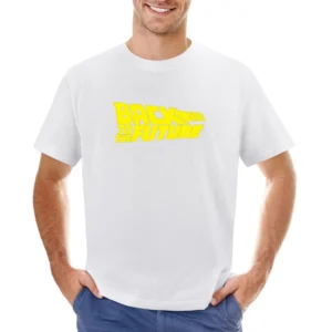 Back To The Future Movie Asian Size Men T-Shirt