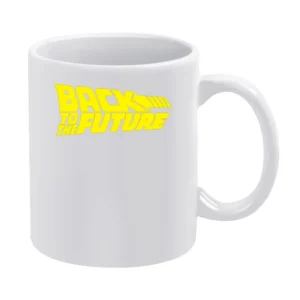 Back To The Future Movie White Mug