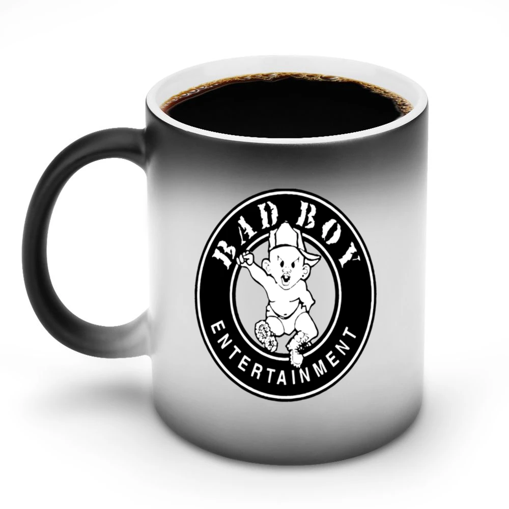 Bad Boy Records Hip Hop Tshirt Discoloration Mug