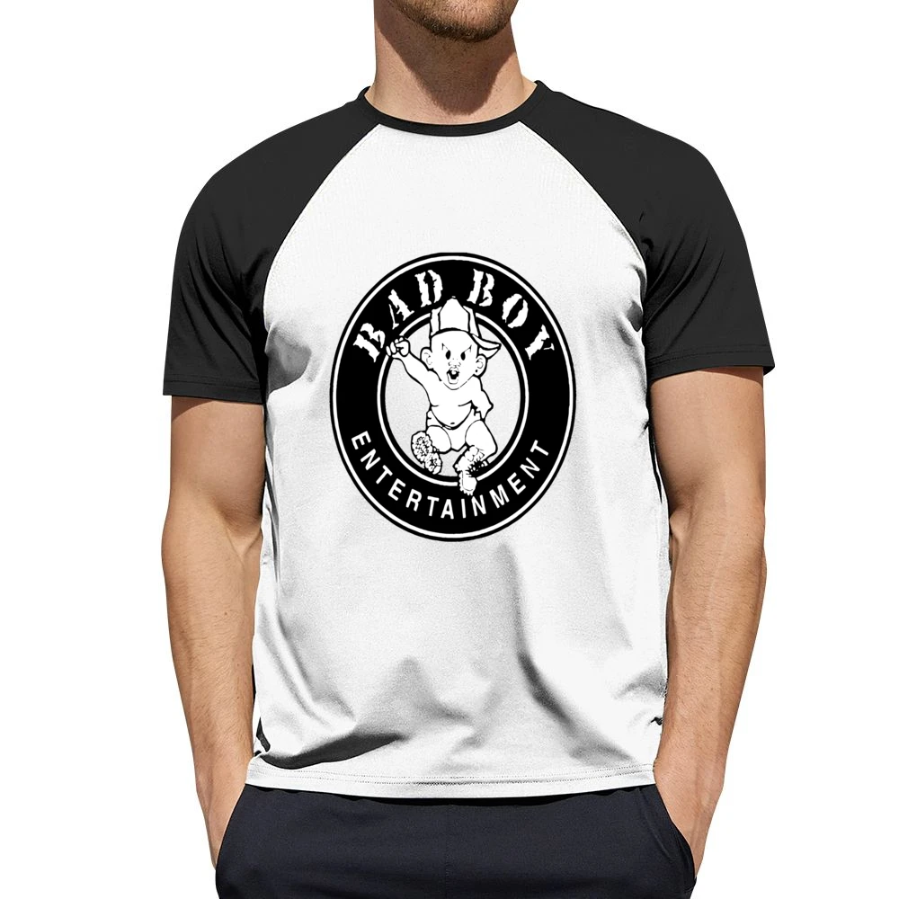 Bad Boy Records Hip Hop Tshirt Men Short Sleeve T-Shirt