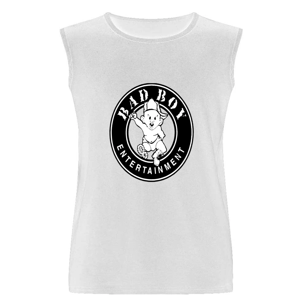 Bad Boy Records Hip Hop Tshirt Men Sleeveless T-Shirt