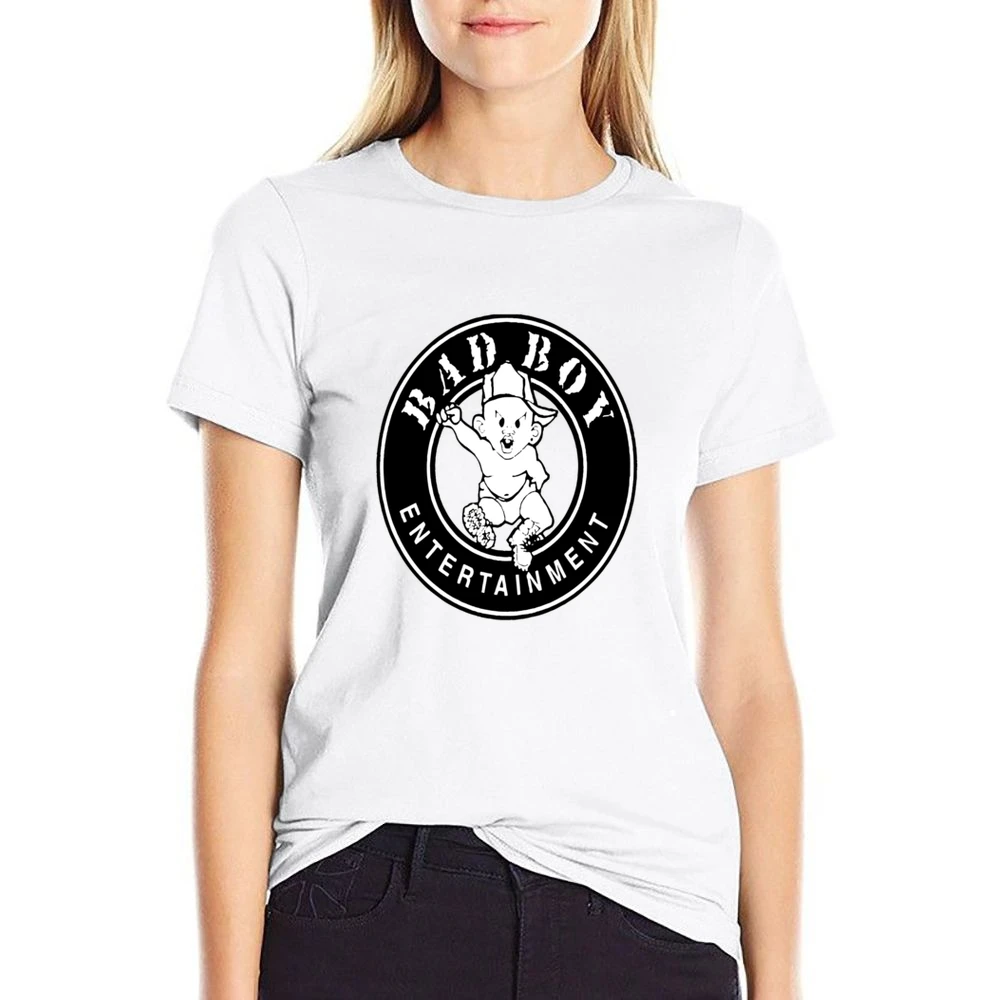 Bad Boy Records Hip Hop Tshirt US Size Women Ladies T-shirt