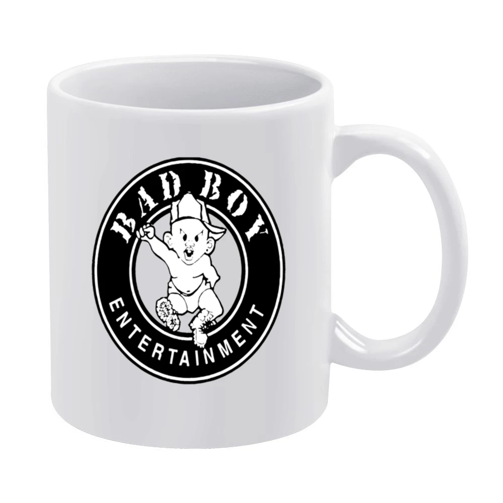 Bad Boy Records Hip Hop Tshirt White Mug
