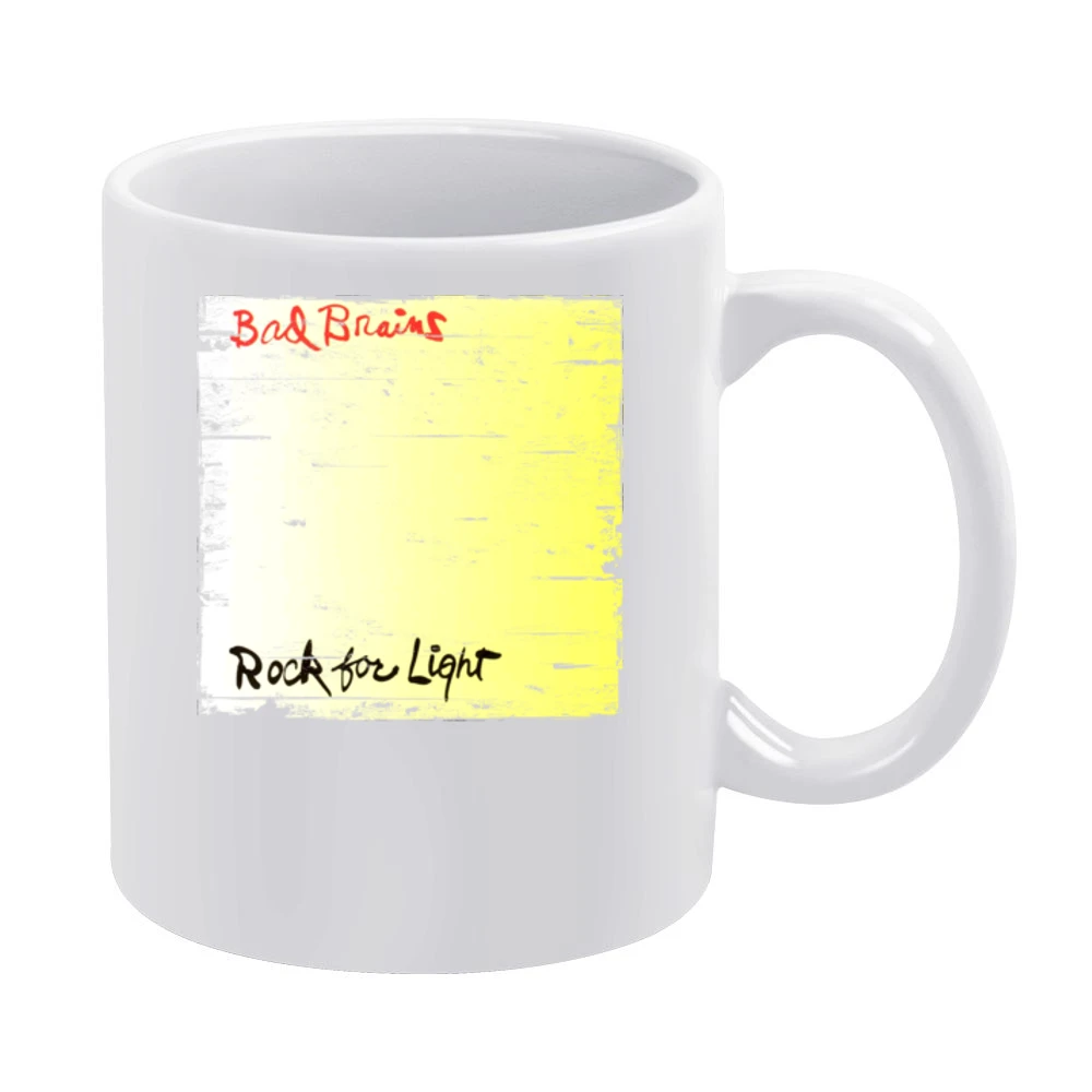 Bad Brains Rock For Light Album Cover Distressed Image White Mug
