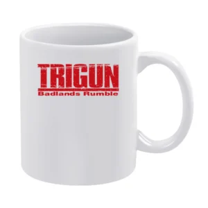 Bad Land Rumble Trigun White Mug