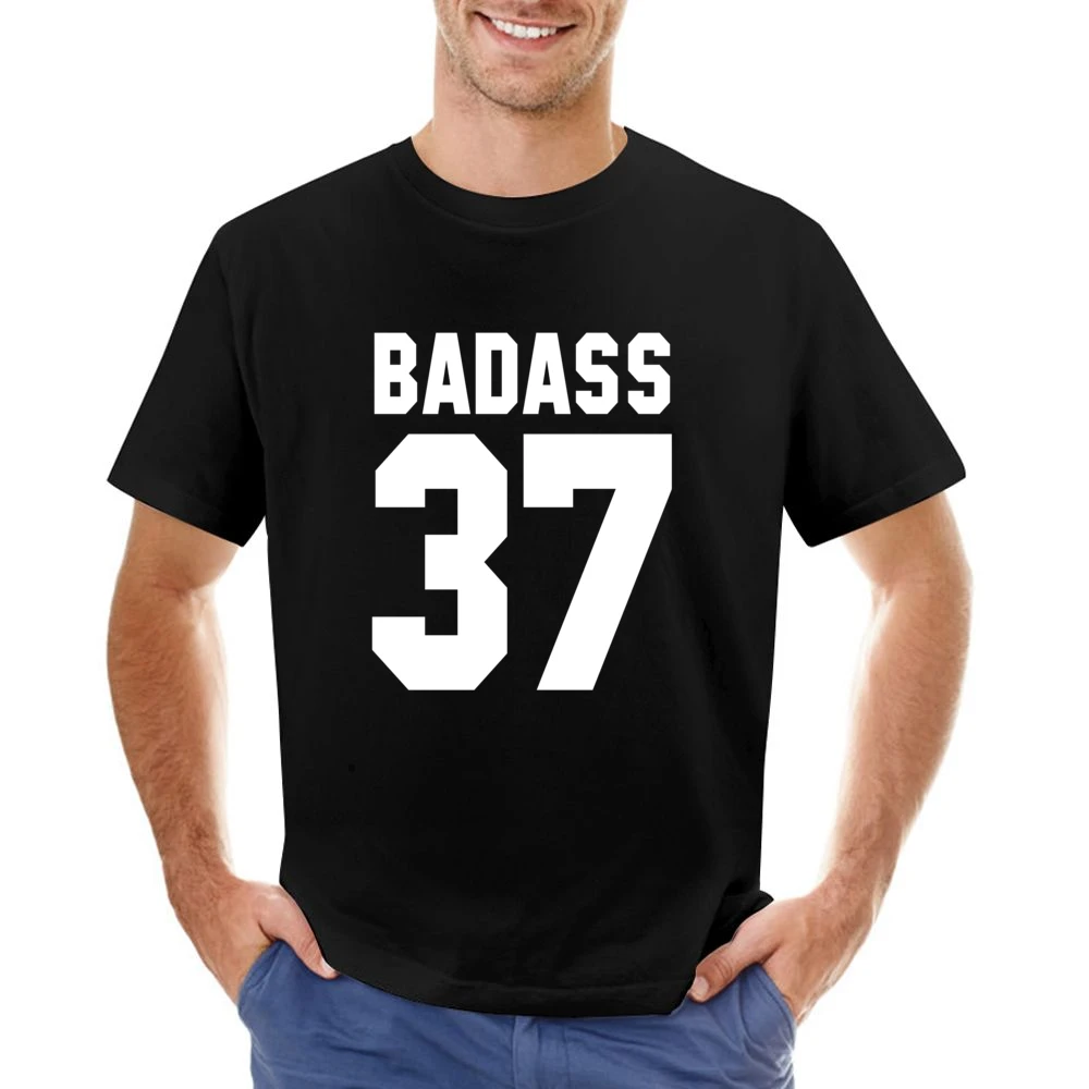 Badass 37 Popular Jersey Style PRINTED ON BACK Asian Size Men T-Shirt