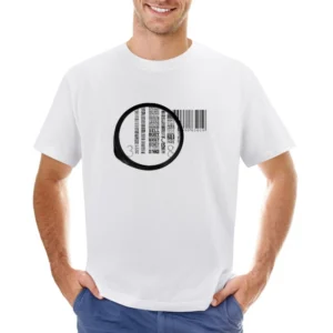 Barcode Zoom In Political Asian Size Men T-Shirt