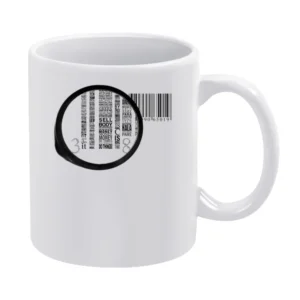 Barcode Zoom In Political White Mug