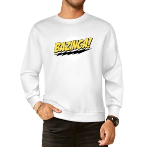 Bazinga Big Bang Theory TV European Size Pullover Sweater