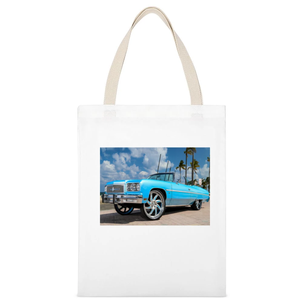 Beach Donk Tshirt White Canvas Tote Shopping Bag
