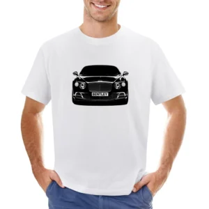 Bentley Continental GT Front Grill View Graphic Car Enthusiast Asian Size Men T-Shirt