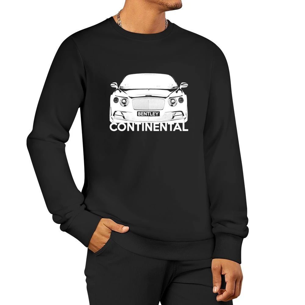 Bentley Continental GT Front Grill View Graphic Car Lover Men Pullover Sweatshirt