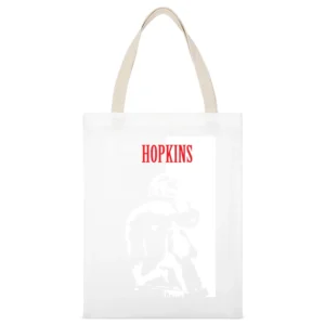 Bernard Hopkins Executioner Boxing Legend White Canvas Tote Shopping Bag