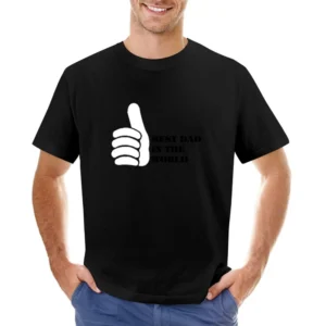 Best Dad in the world Like Thumb Asian Size Men T-Shirt
