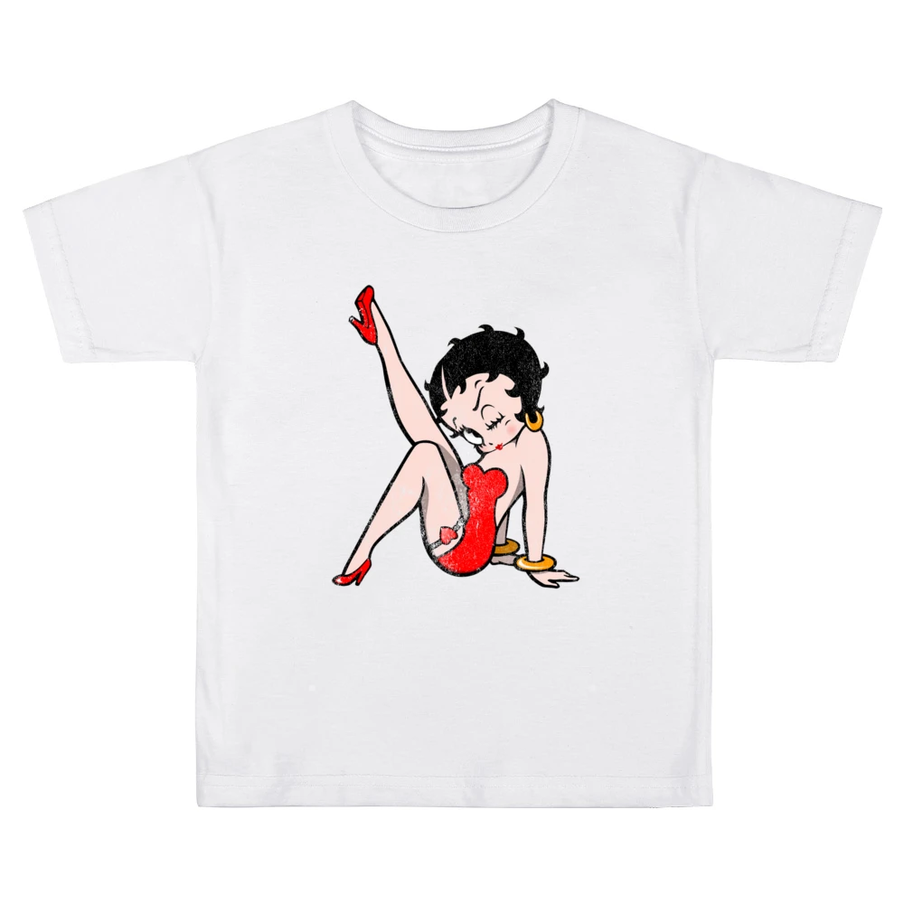 Betty Boop Fun Cool Vintage Style Distressed Graphic Retro Tv Show T S Kids Boys Girls T-Shirt