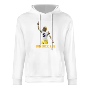 Big Dick Joe Burrow Lsu Louisiana Football Sports Fan Fixed European Size Men Hoodie