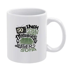 Bigge Rap Lyric Tshirt White Mug