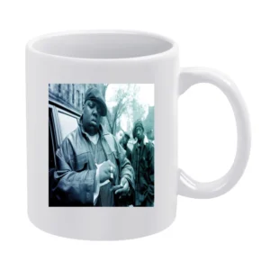 Biggie Hood Tshirt White Mug