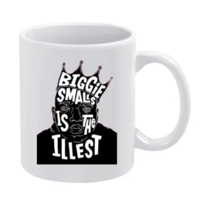 Biggie Illist Tshirt White Mug