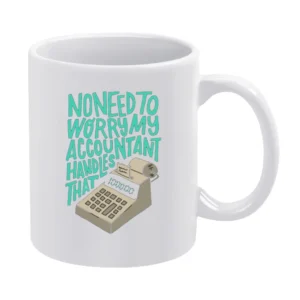 Biggie No Need To Worry Tshirt White Mug