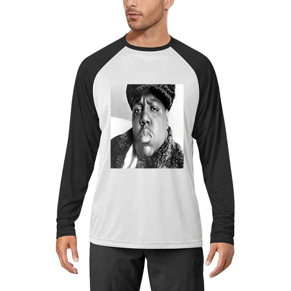 Biggie Portrait Tshirt Men Long Sleeve T-Shirt