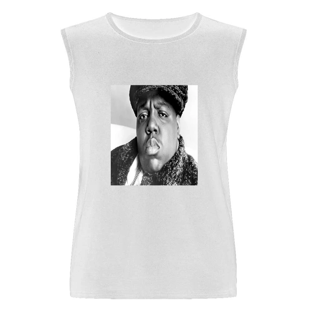 Biggie Portrait Tshirt Men Sleeveless T-Shirt