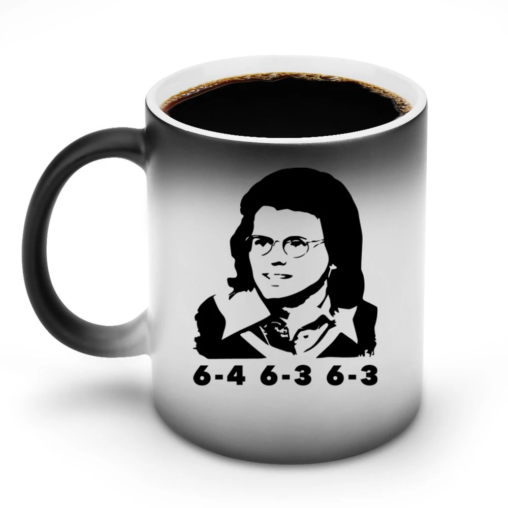 Billie Jean King Battle Of The Sexes Retro Tennis Emma Stone Discoloration Mug