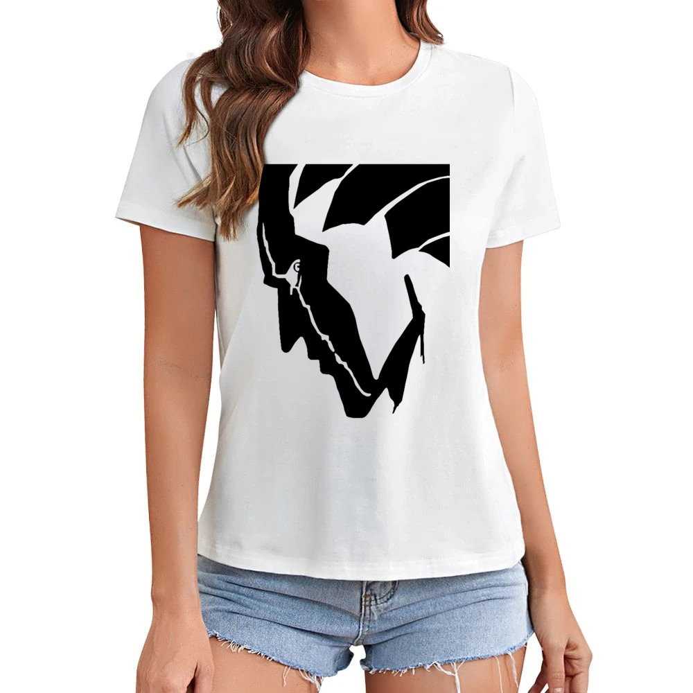 Black Stencil Zaraki kenpachi Gotei 13 captain 11th division soul soci Asian Size Women Ladies T-shirt