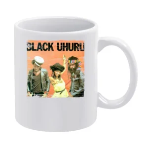 Black Uhuru Red Album Cover Distressed Image White Mug