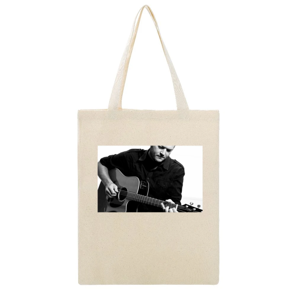 Blake Shelton Tshirt (All Colors Available) Beige Canvas Tote Shopping Bag