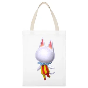 Blanca From Animal Crossing Nintendo Character Video Game White Canvas Tote Shopping Bag