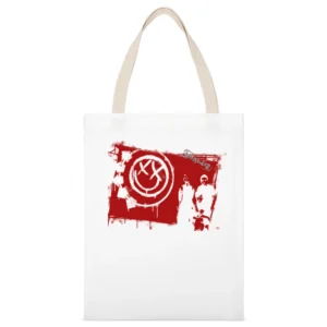 Blink-182 American rock band White Canvas Tote Shopping Bag
