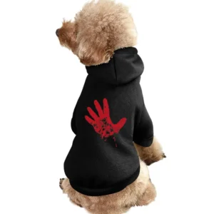 Bloody red hand rise from dead Pet Apparel Clothes