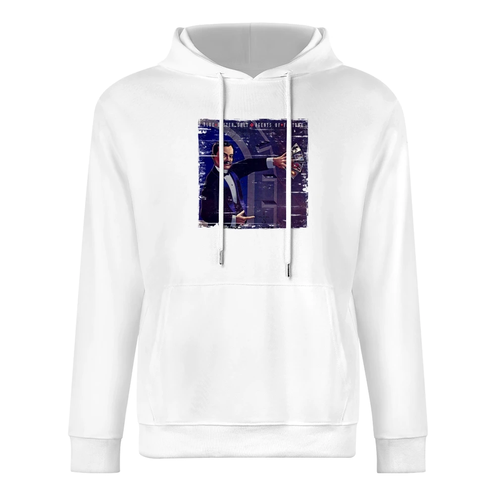 Blue Oyster Cult Agents Of Fortune Album Cover Distressed Image T Shir European Size Men Hoodie