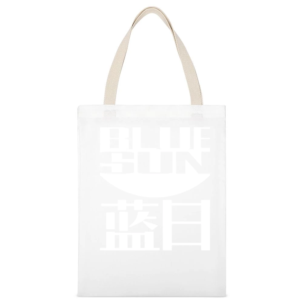 Blue Sun Corporation Firefly Sci Fi Fan TV Movie White Canvas Tote Shopping Bag