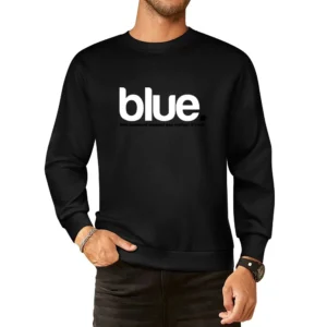 Blue That a awkward moment you realize it's red European Size Pullover Sweater