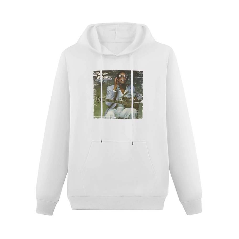 Bobby Womack Poet 2 Album Cover Distressed Image Men Hoodie With Pocket