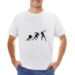 Bolt Evolution Tshirt Asian Size Men T-Shirt