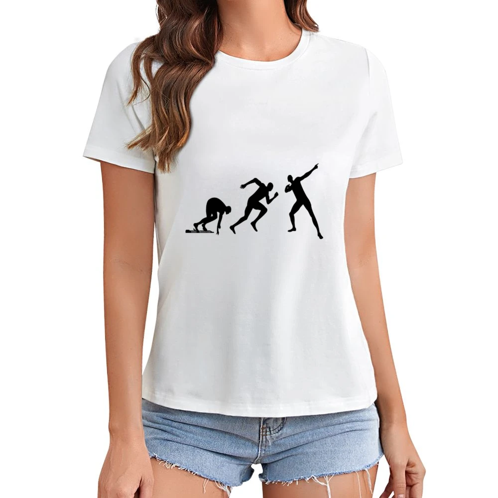 Bolt Evolution Tshirt Asian Size Women Ladies T-shirt