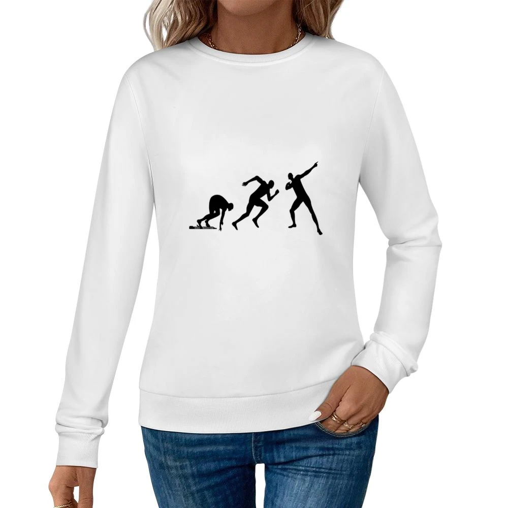 Bolt Evolution Tshirt Women Pullover Sweatshirt
