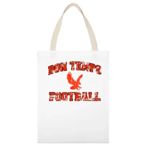 Bon Temps True Blood Football Fangtasia White Canvas Tote Shopping Bag